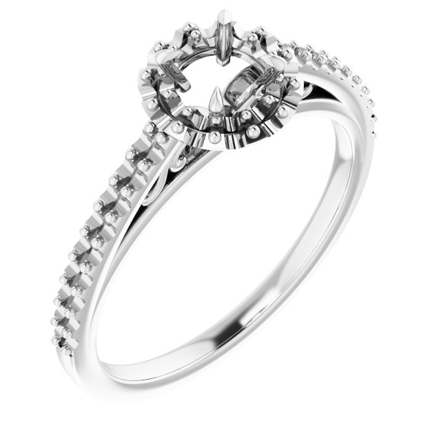 Halo-Style Engagement Ring