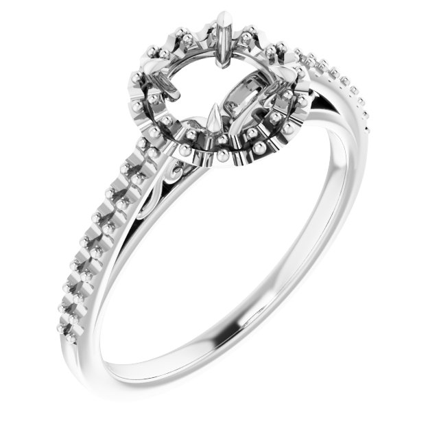 Halo-Style Engagement Ring
