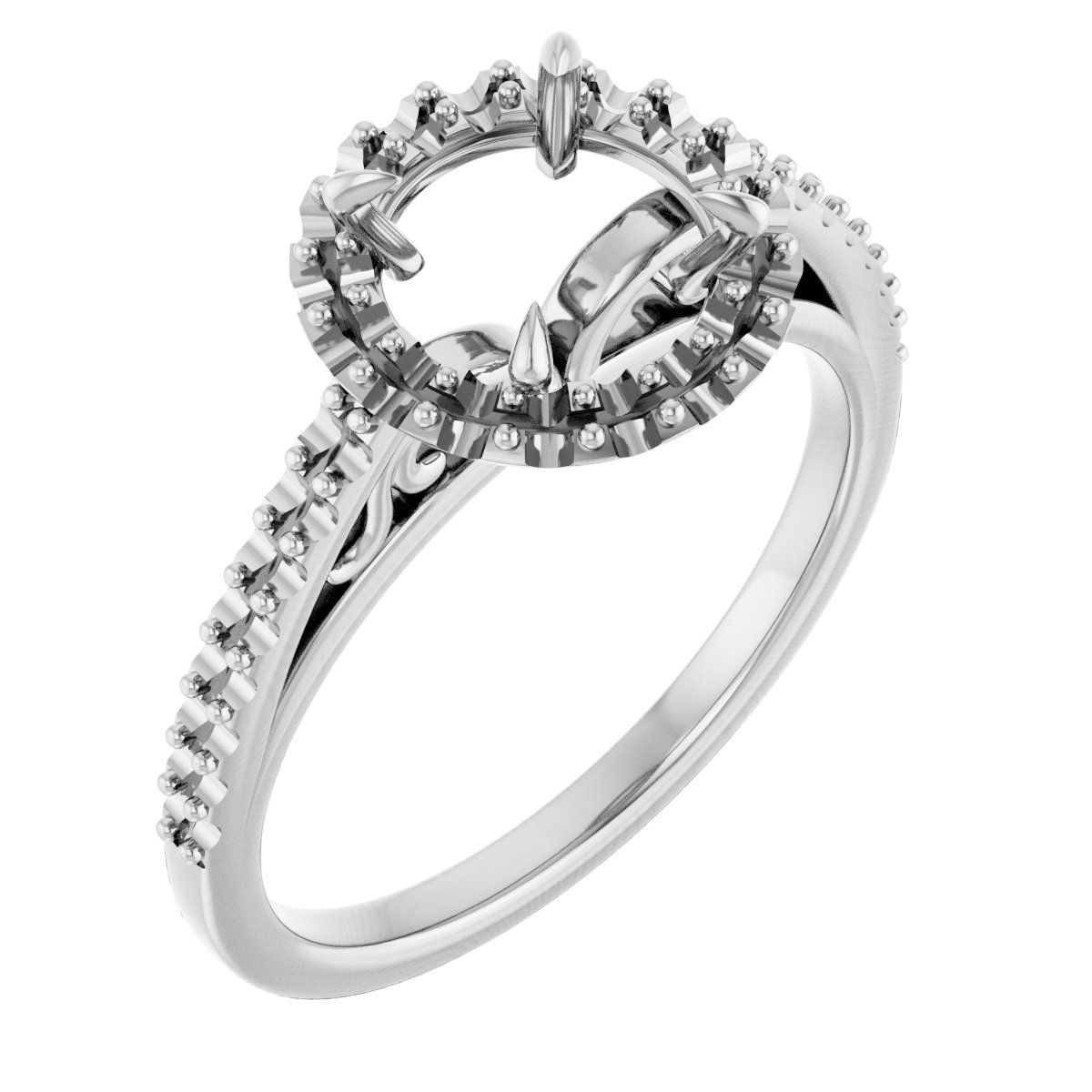 Halo-Style Engagement Ring