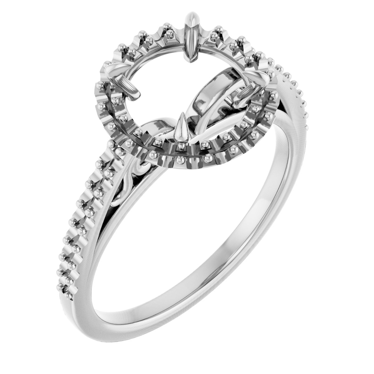 Halo-Style Engagement Ring