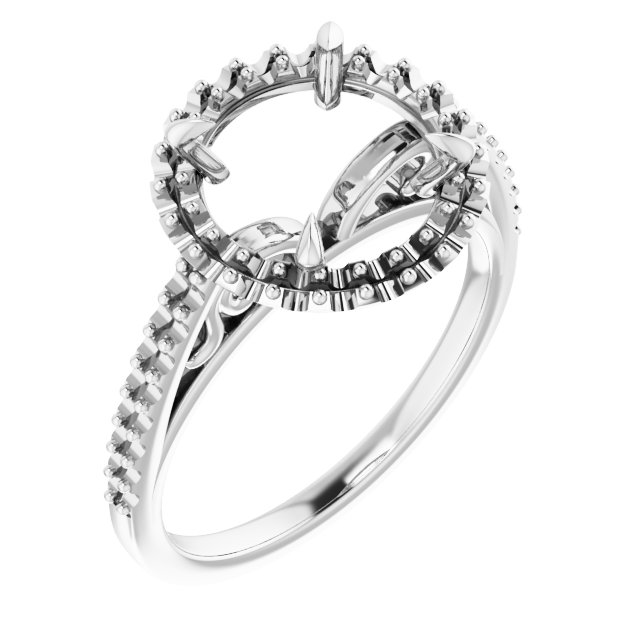Halo-Style Engagement Ring