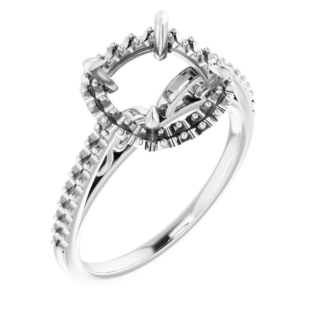 Halo-Style Engagement Ring