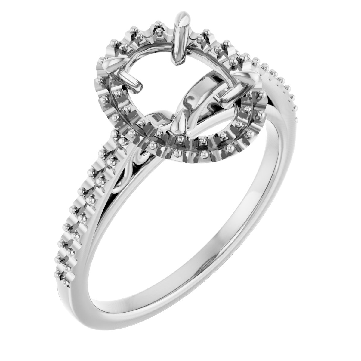Halo-Style Engagement Ring