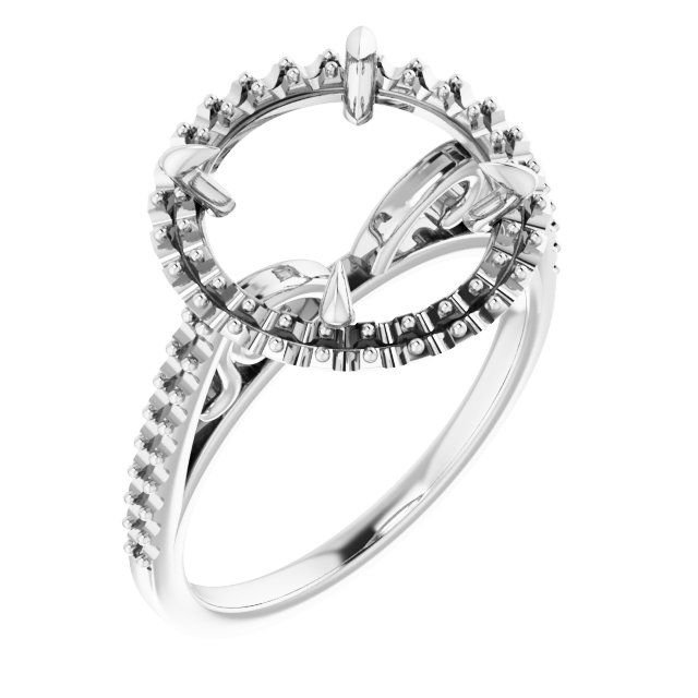 Halo-Style Engagement Ring