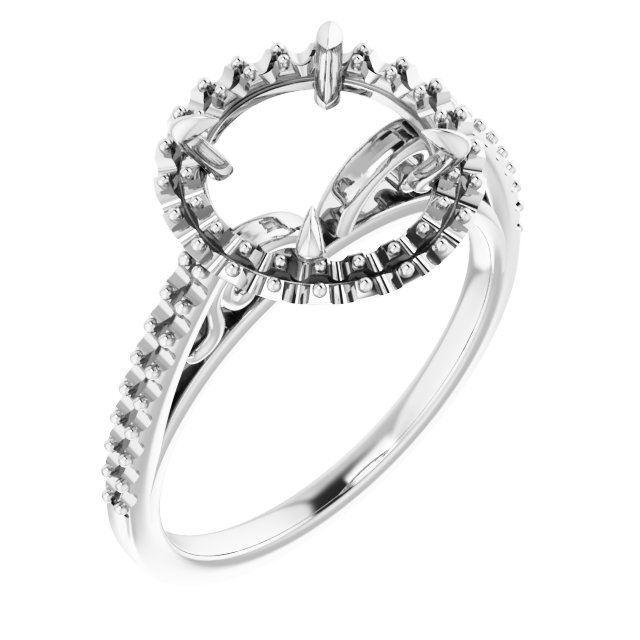 Halo-Style Engagement Ring