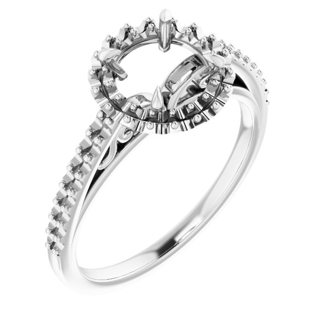 Halo-Style Engagement Ring