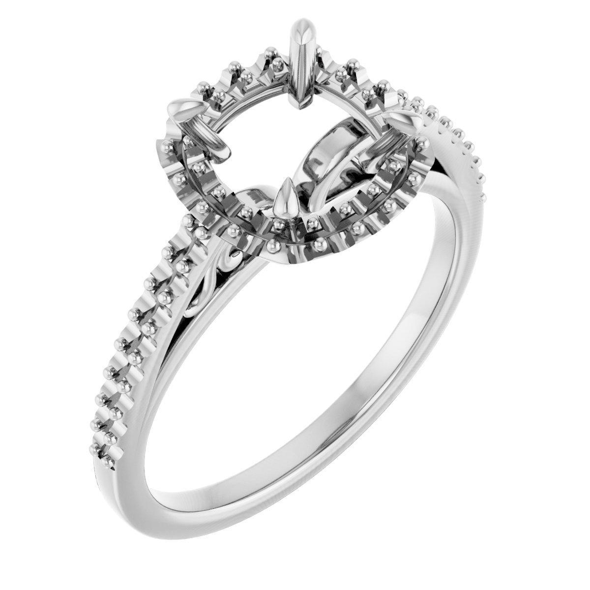 Halo-Style Engagement Ring