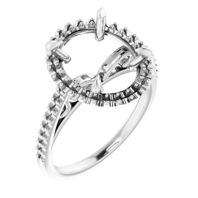 Halo-Style Engagement Ring