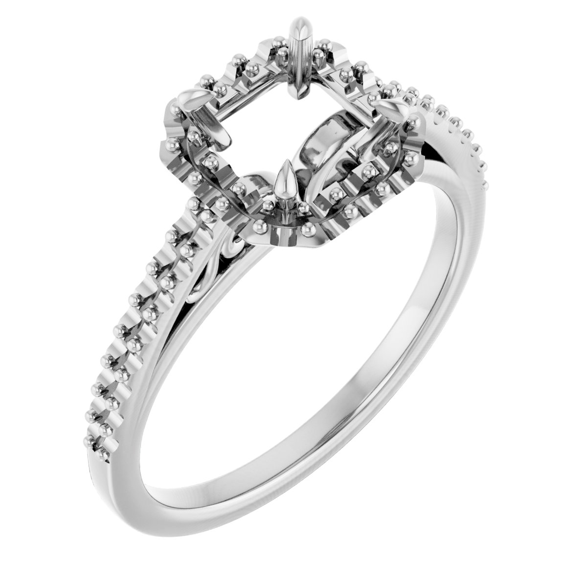Halo-Style Engagement Ring