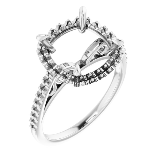 Halo-Style Engagement Ring