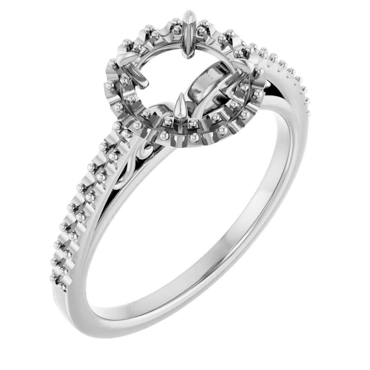 Halo-Style Engagement Ring