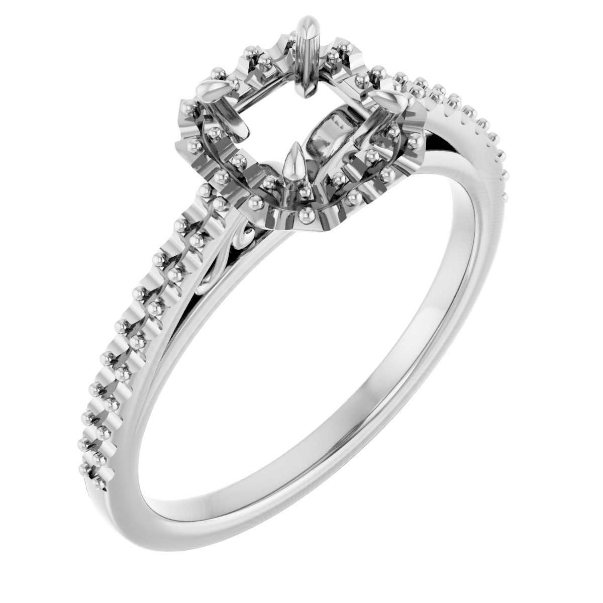 Halo-Style Engagement Ring