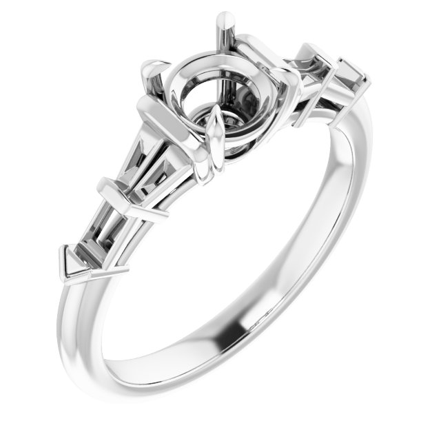 Accented Engagement Ring