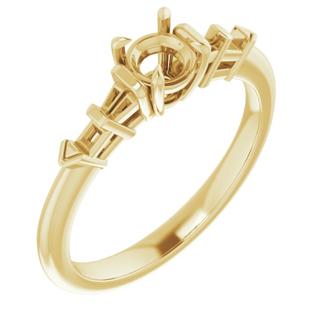 Accented Engagement Ring