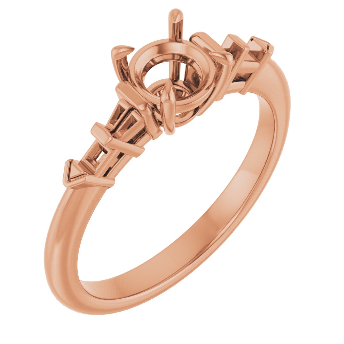Accented Engagement Ring