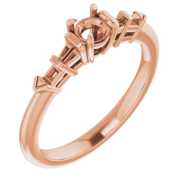 Accented Engagement Ring