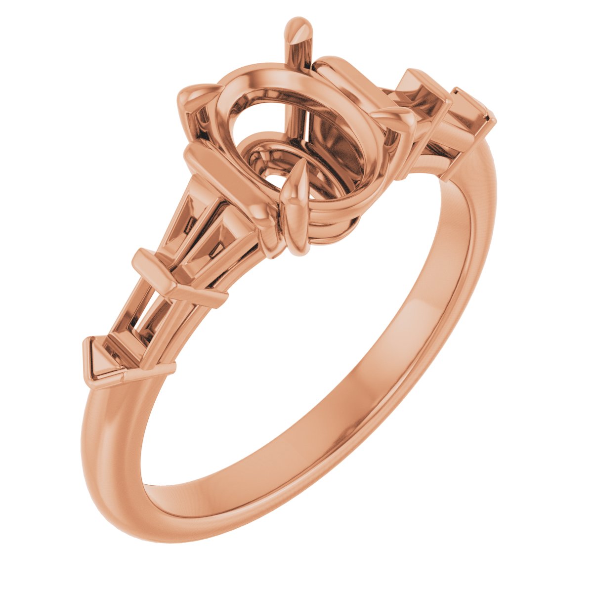 Accented Engagement Ring