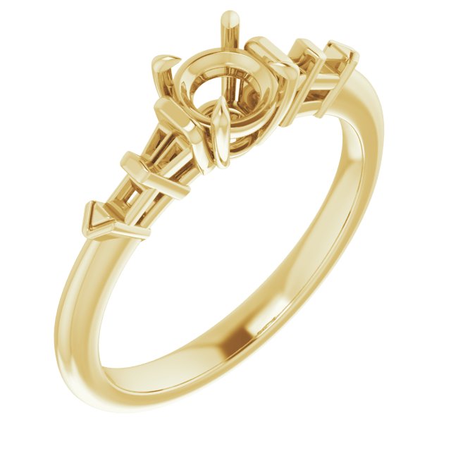 Accented Engagement Ring