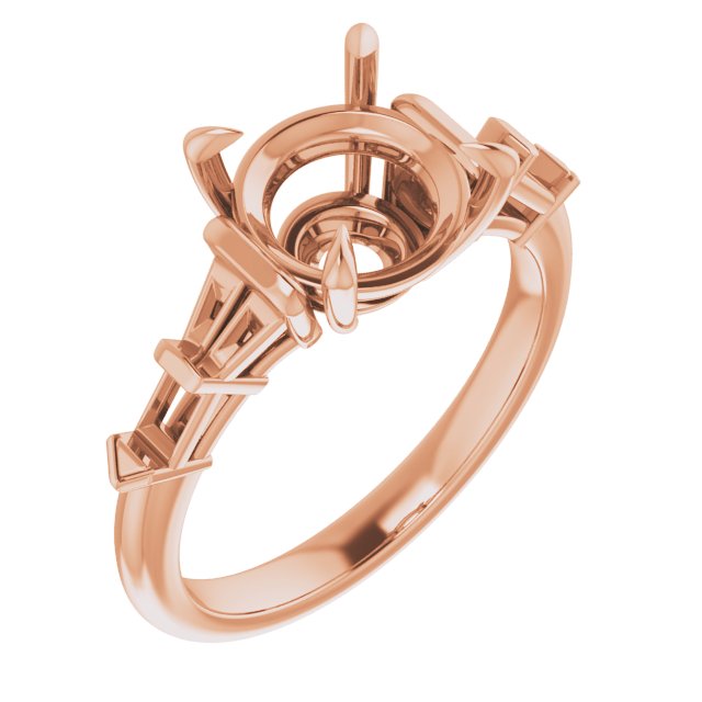 Accented Engagement Ring