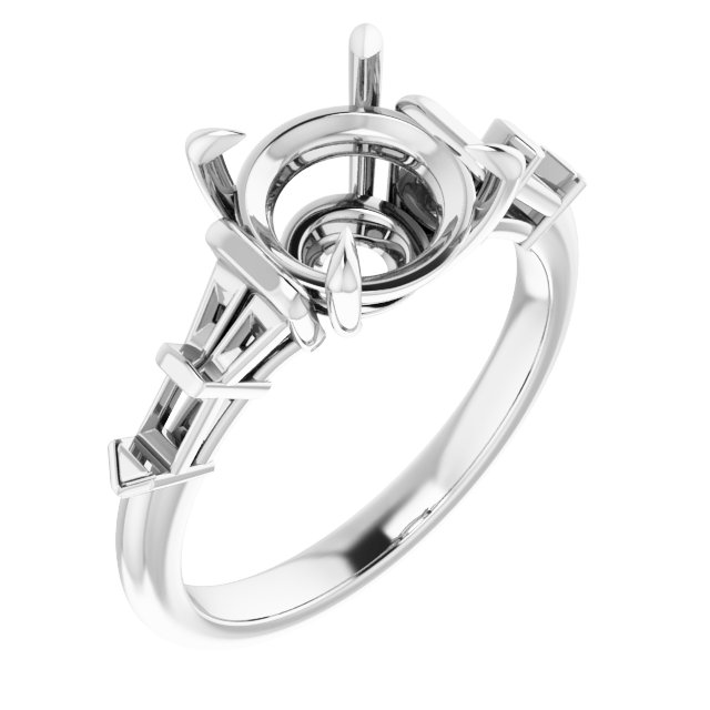 Accented Engagement Ring