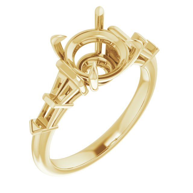 Accented Engagement Ring