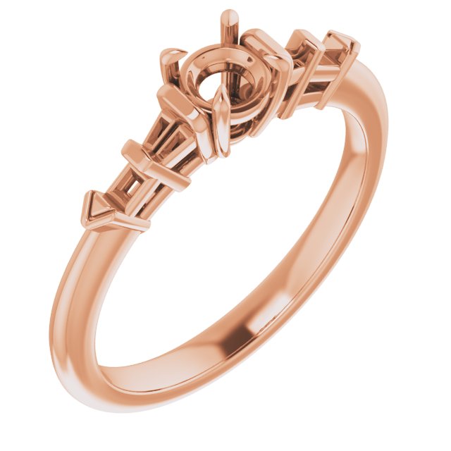 Accented Engagement Ring