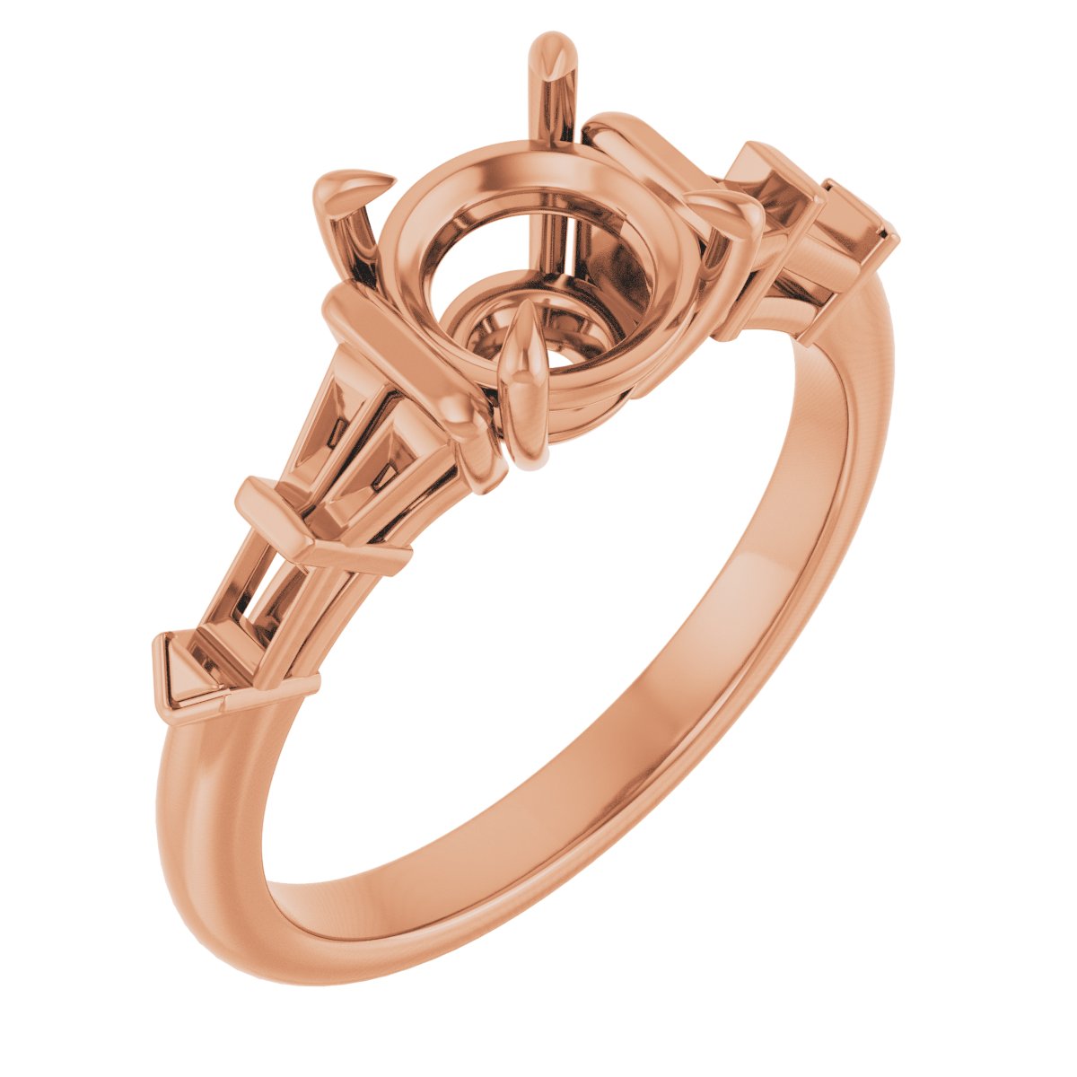 Accented Engagement Ring