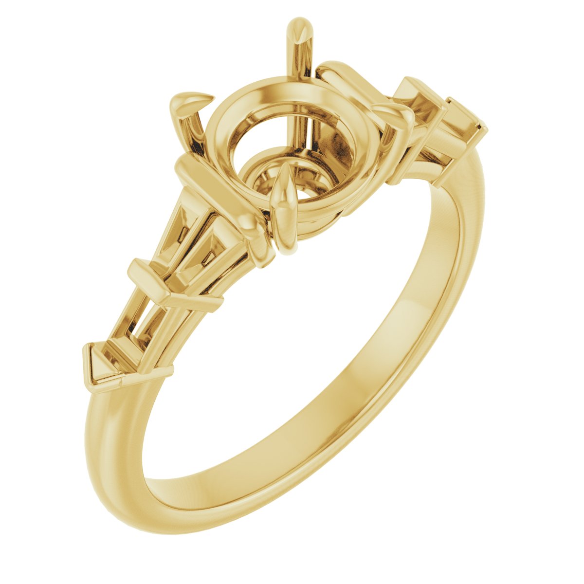 Accented Engagement Ring