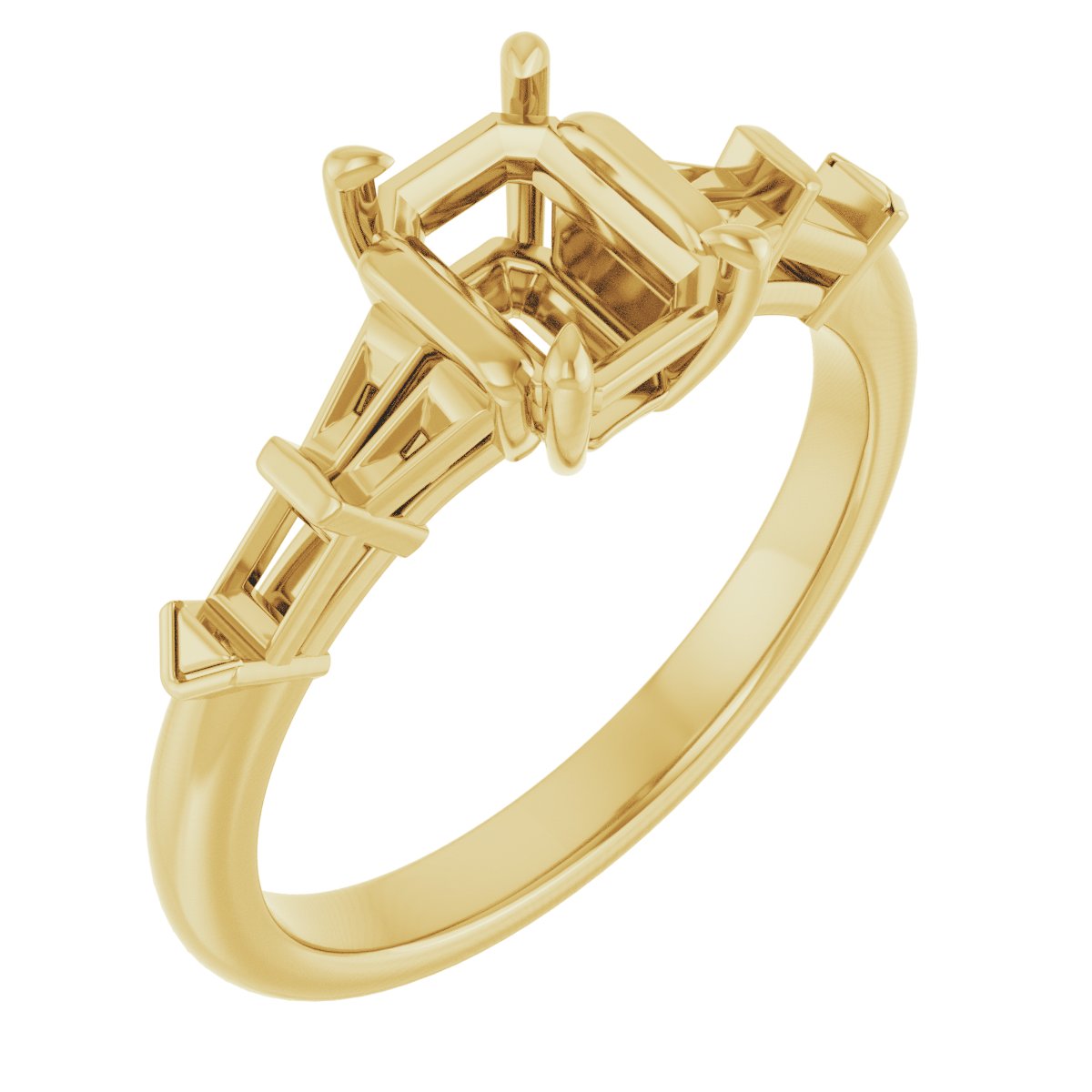 Accented Engagement Ring