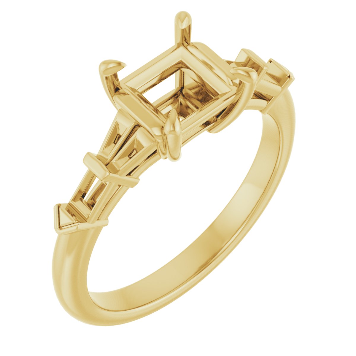 Accented Engagement Ring