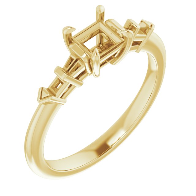 Accented Engagement Ring