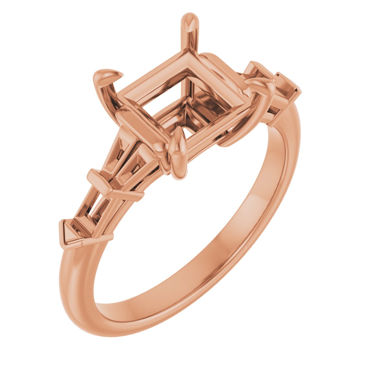 Accented Engagement Ring
