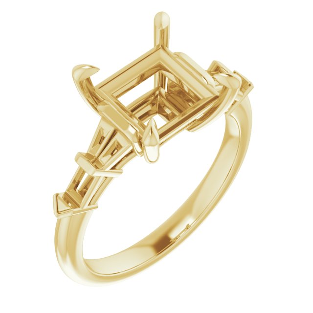 Accented Engagement Ring