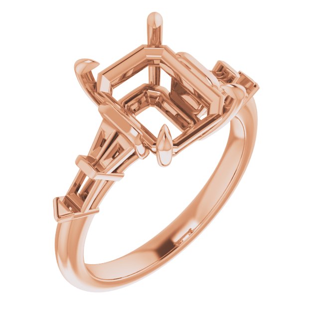 Accented Engagement Ring