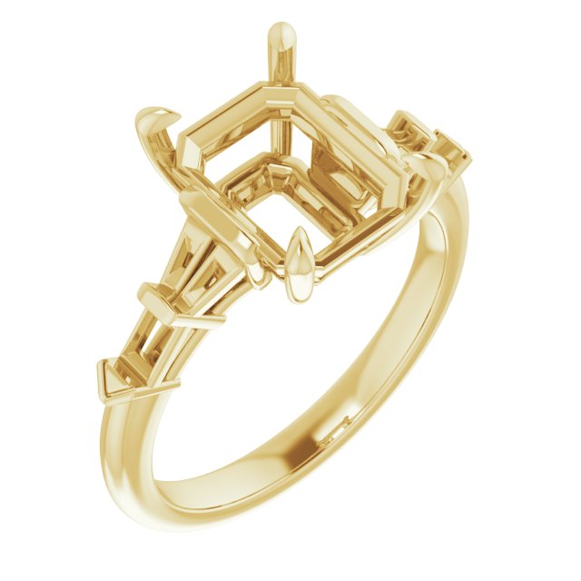 Accented Engagement Ring