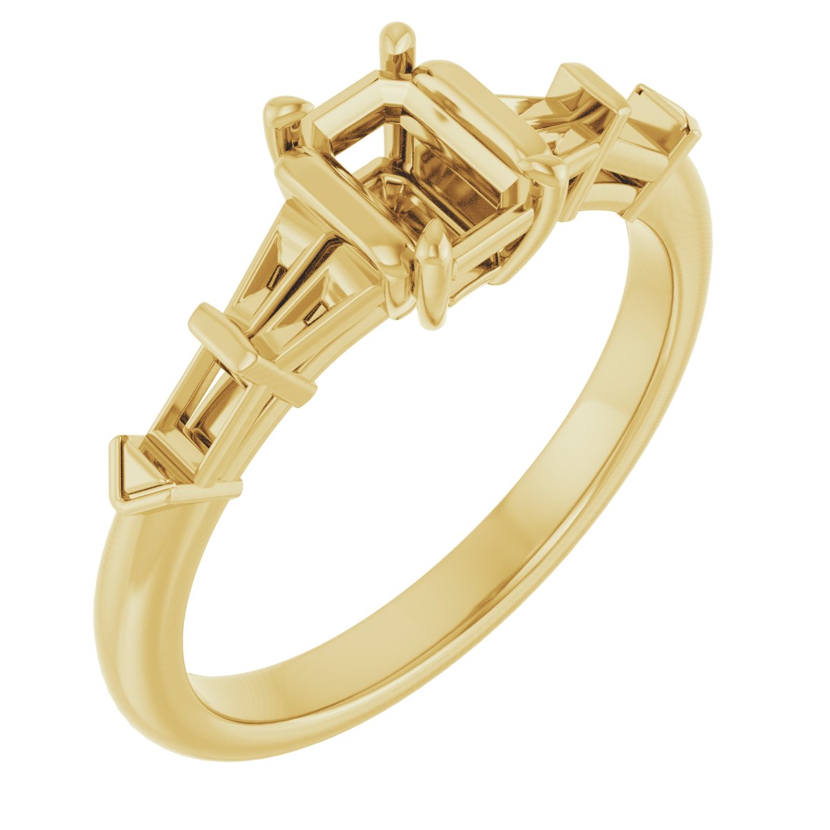 Accented Engagement Ring