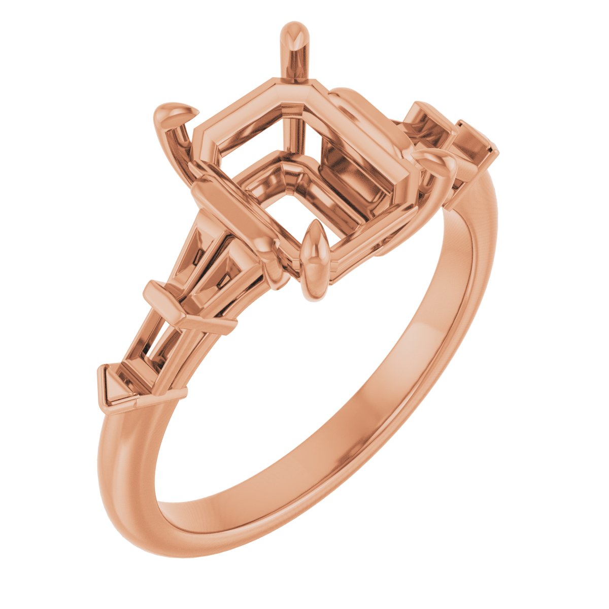 Accented Engagement Ring