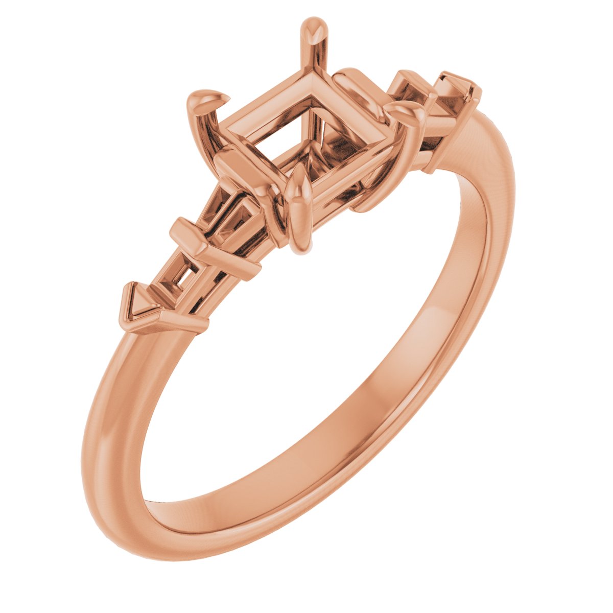 Accented Engagement Ring