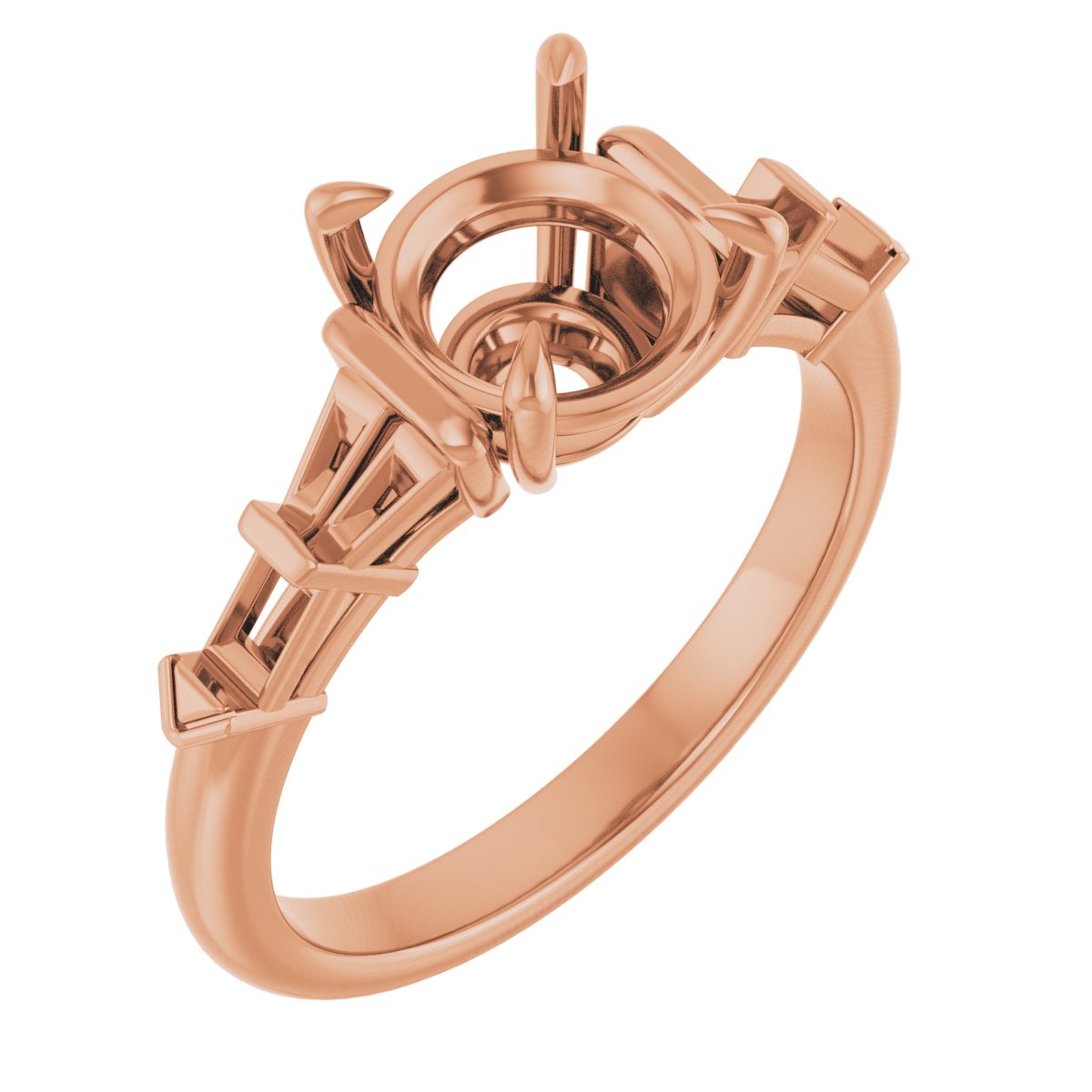 Accented Engagement Ring