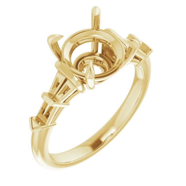 Accented Engagement Ring