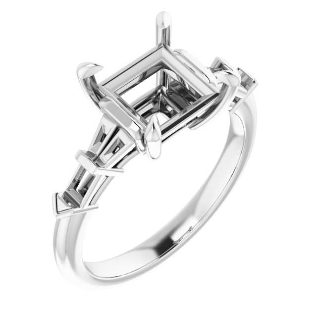 Accented Engagement Ring