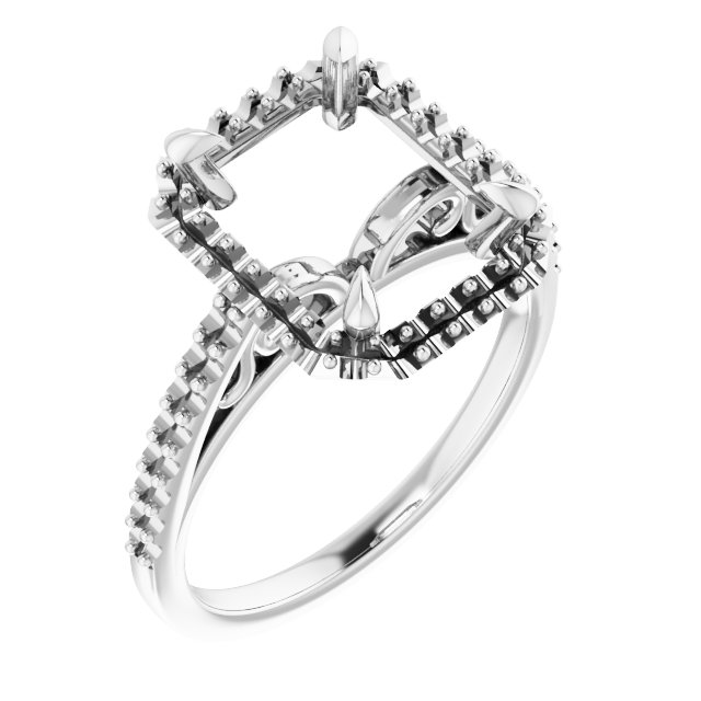 Halo-Style Engagement Ring