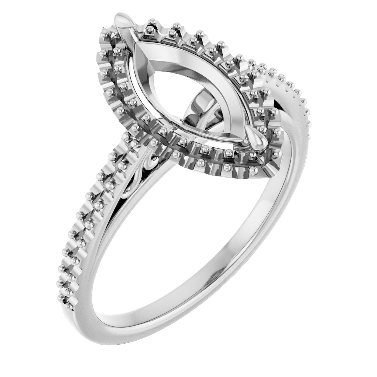 Halo-Style Engagement Ring