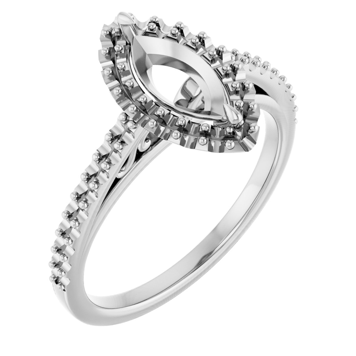 Halo-Style Engagement Ring