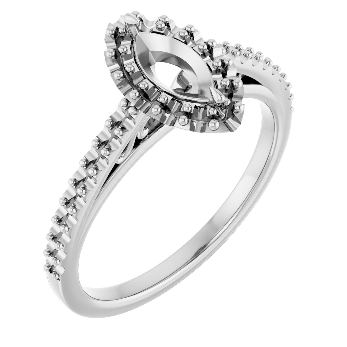 Halo-Style Engagement Ring