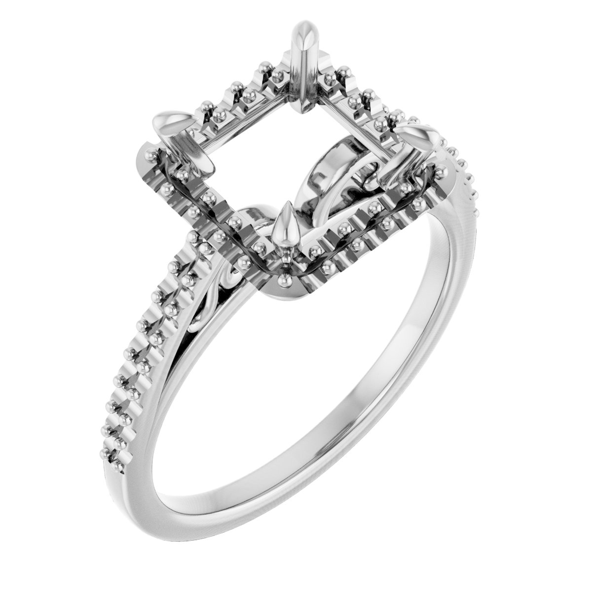 Halo-Style Engagement Ring