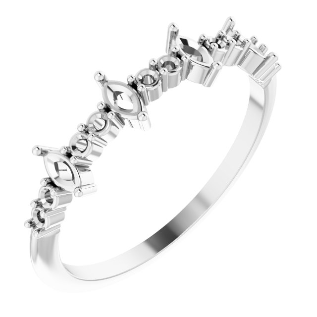 Platinum 1/3 CTW Diamond Anniversary Band