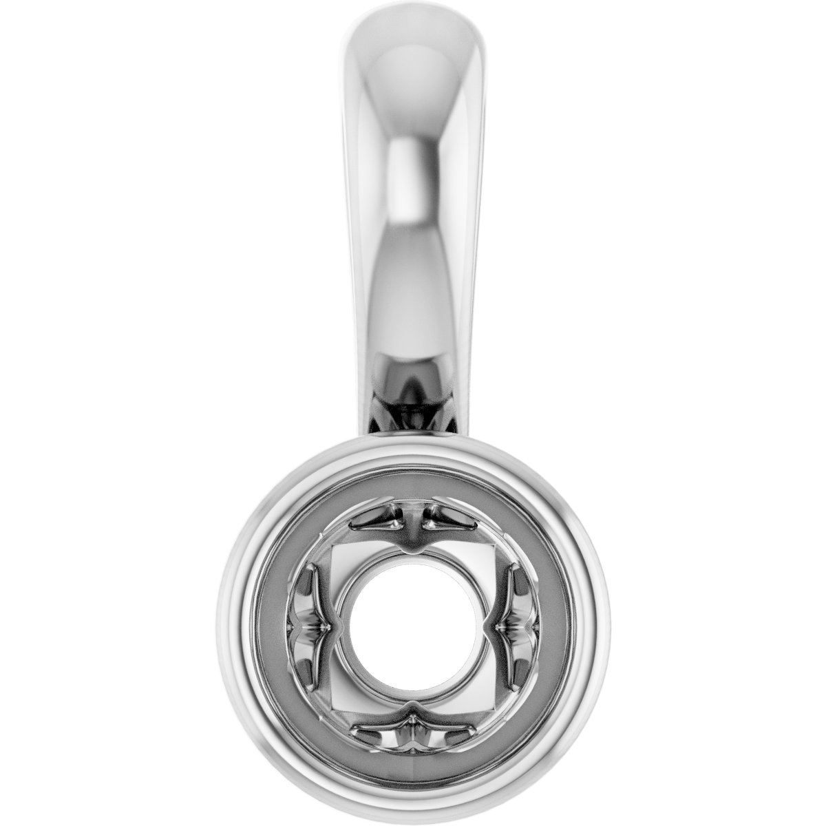 Bezel-Set Pendant
