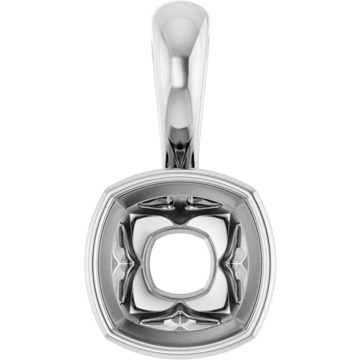 Bezel-Set Pendant