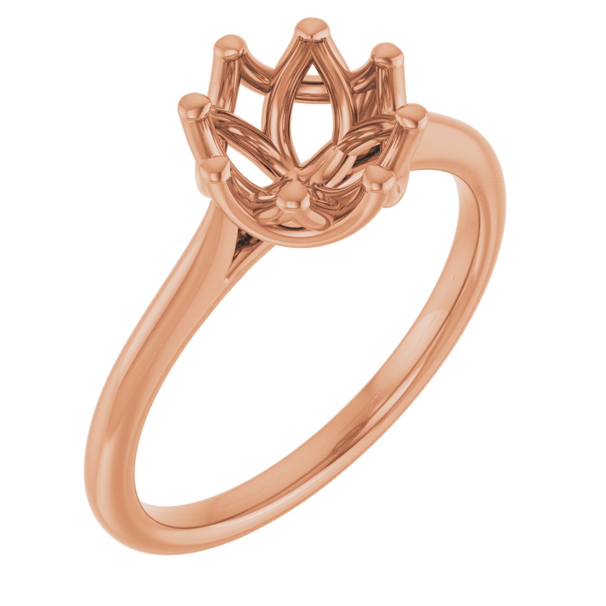 Solitaire Engagement Ring or Band